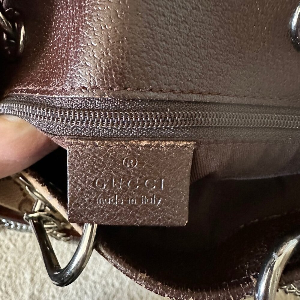 Gucci GG Canvas Eclipse Tote - EUC - Picture 6 of 7